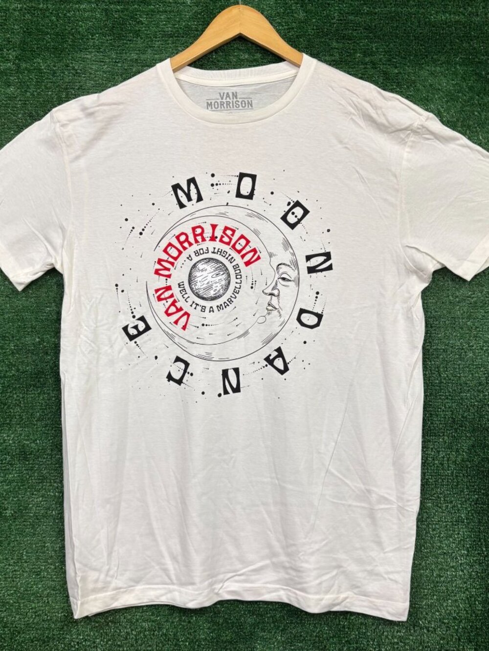 Van Morrison Moondance Album Graphic T-Shirt Size XL